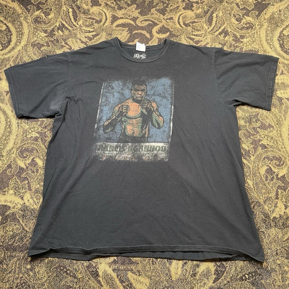 Francis Ngannou UFC T Shirt Mens Size XL Black Fighter